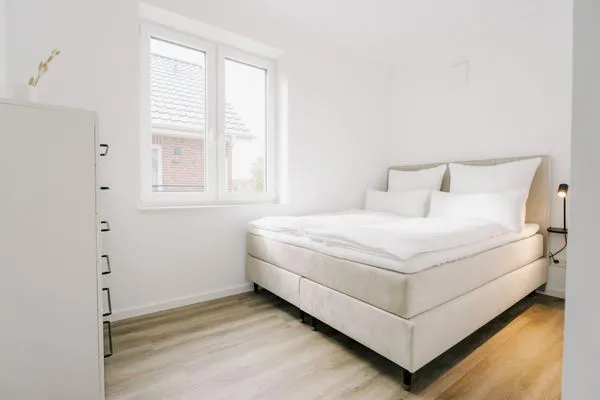 Schlafzimmer  de See - Suite 4 | Seitliche Deichlage