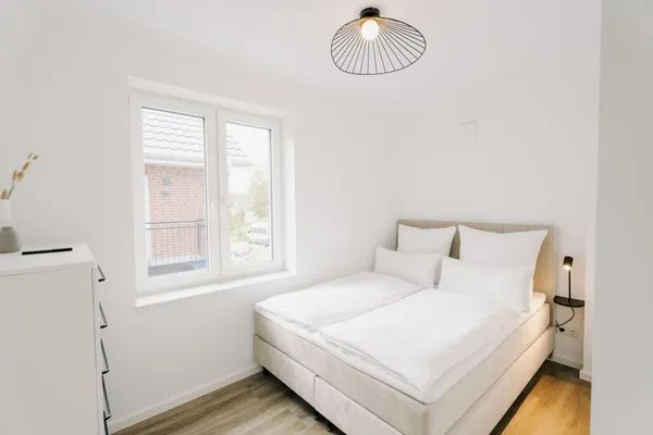 Schlafzimmer  de See - Suite 4 | Seitliche Deichlage