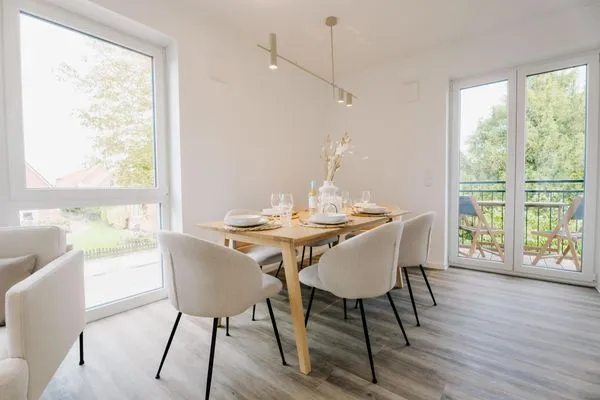 Essbereich  de See - Suite 4 | Seitliche Deichlage