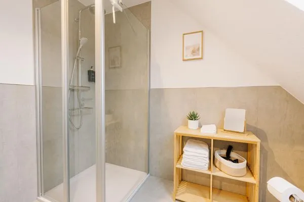 Badezimmer  Grachten Suite 1 | Direkte Wasserlage