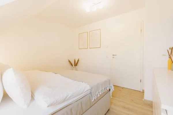 Schlafzimmer  Grachten Suite 1 | Direkte Wasserlage