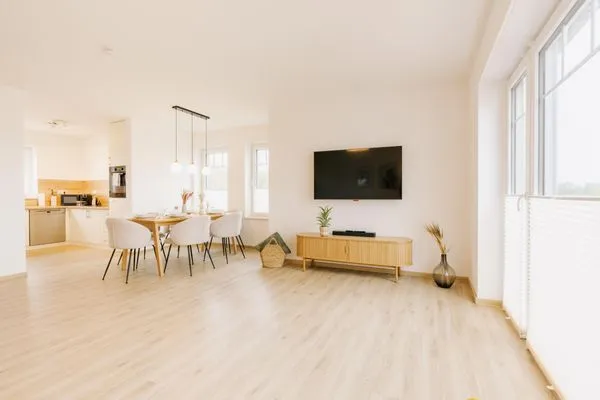Wohnzimmer  Grachten Suite 1 | Direkte Wasserlage