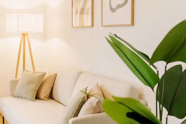 Wohnzimmer  Grachten Suite 1 | Direkte Wasserlage