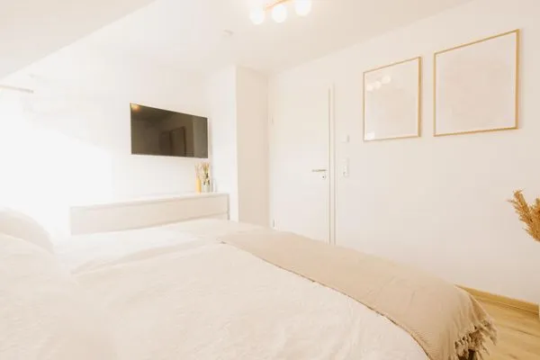 Schlafzimmer  Grachten Suite 2 | Direkte Wasserlage