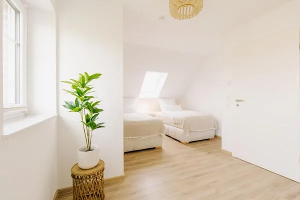 Schlafzimmer  Grachten Suite 2 | Direkte Wasserlage