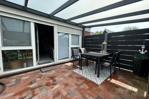 Terrasse  Ferienhaus Nordstern
