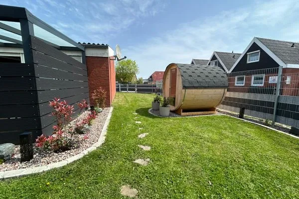 Gartenblick  Ferienhaus Nordstern