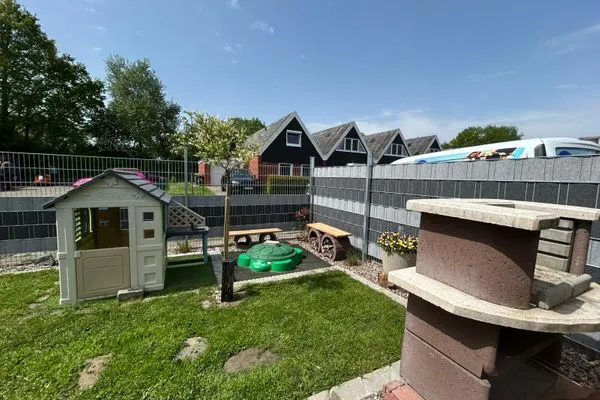 Gartenblick  Ferienhaus Nordstern