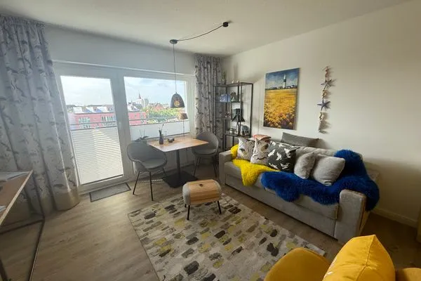 Wohnzimmer Ferienwohnung im Haus Nordland App.102