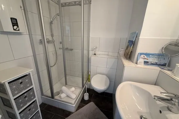 Badezimmer Ferienwohnung im Haus Nordland App.102