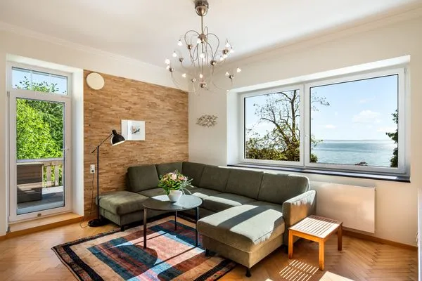 Ferienanlage Seeperle49 Ferienwohnung Seeperle49 Nonnenhorn - Sofa