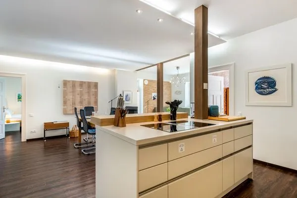 Ferienanlage Seeperle49 Ferienwohnung Seeperle49 Nonnenhorn - Essbereich in Küche