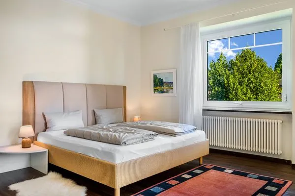 Ferienanlage Seeperle49 Ferienwohnung Seeperle49 Nonnenhorn - Schlafzimmer 1 - Doppelbett