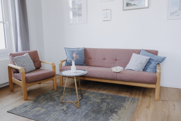  Haus Derk Juist - Wohnung 8 Borkum - Wohnzimmer