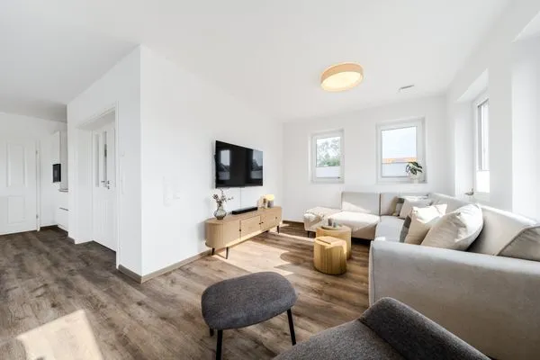 Wohnzimmer  Haus Grachtenwinkel | Direkte Wasserlage