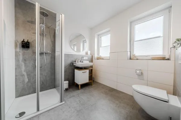 Badezimmer  Haus Grachtenwinkel | Direkte Wasserlage