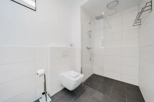 Badezimmer  Loft Fluxus Emden | Delft-Blick
