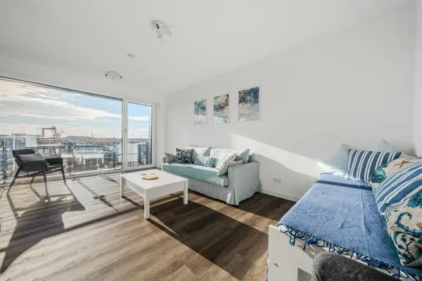 Wohnbereich  Loft Fluxus Emden | Delft-Blick