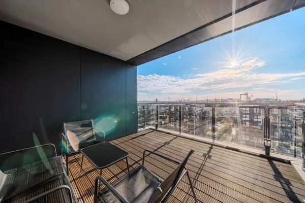 Balkon  Loft Fluxus Emden | Delft-Blick
