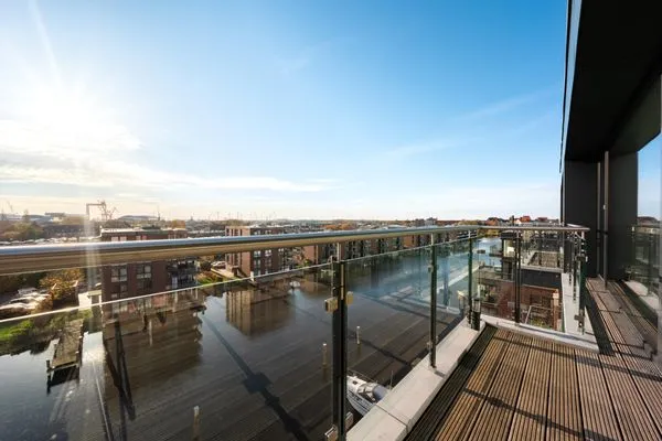 Balkon  Loft Fluxus Emden | Delft-Blick