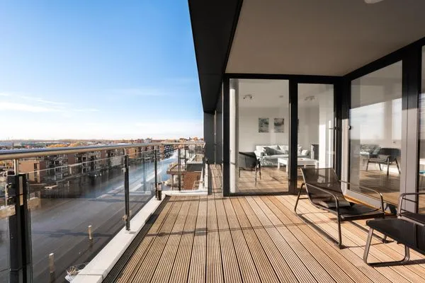 Küche / Küchenzeile  Loft Fluxus Emden | Delft-Blick