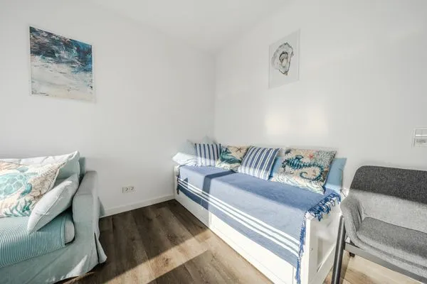 Wohnzimmer  Loft Fluxus Emden | Delft-Blick