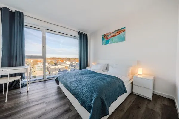 Schlafzimmer  Loft Fluxus Emden | Delft-Blick