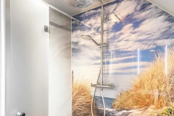 Badezimmer  Suite Deichelfe | Grünblick