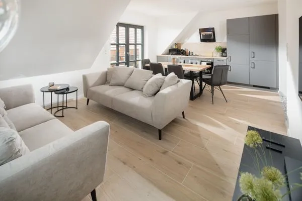 Wohnzimmer  Suite West | Seitliche Wasserlage