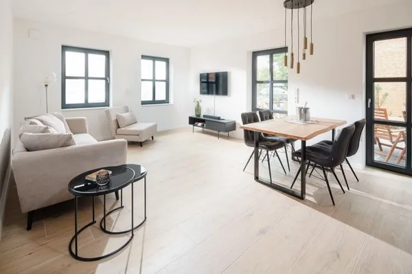 Wohnzimmer  Suite Süd | Seitliche Wasserlage