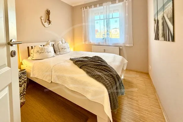 Schlafzimmer mit Doppelbett  Glebbe 17 - Wohnung 3