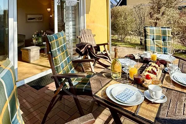 möblierte Südterrasse  Glebbe 17 - Wohnung 3