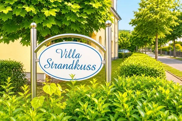 Fassade / Eingang  Villa Strandkuss Whg. 7