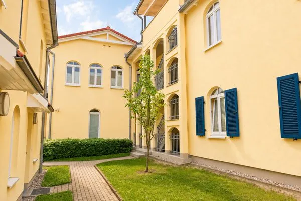 Fassade / Eingang  Villa Strandkuss Whg. 3