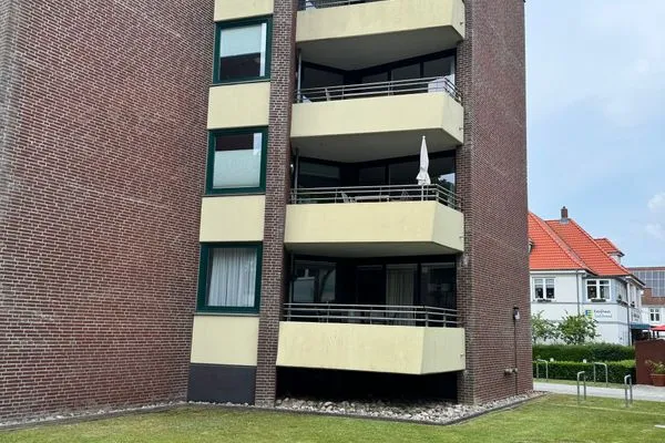 Hauptansicht  Haus Flora - Wohnung Dünenrose