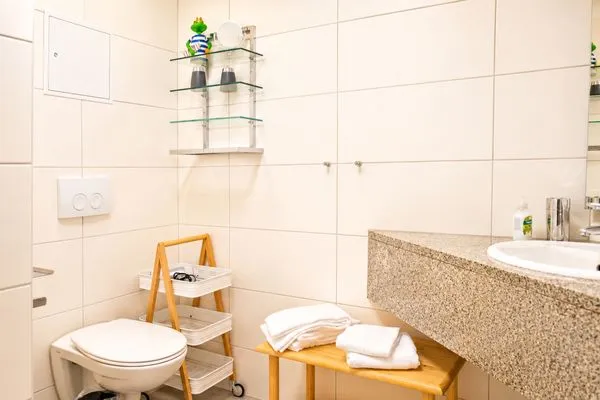 Badezimmer Apartmenthaus Ostseewelle Haus Ostseewelle Apartment 1