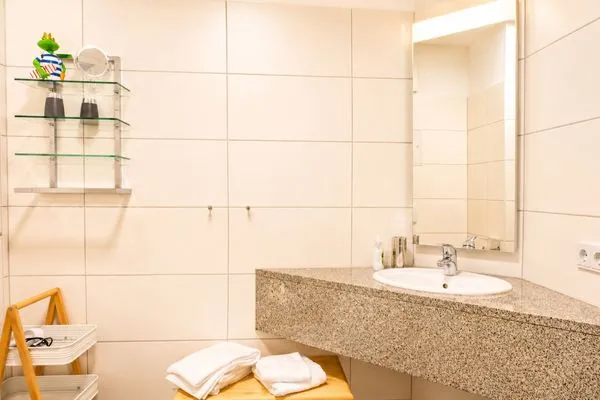 Badezimmer Apartmenthaus Ostseewelle Haus Ostseewelle Apartment 1