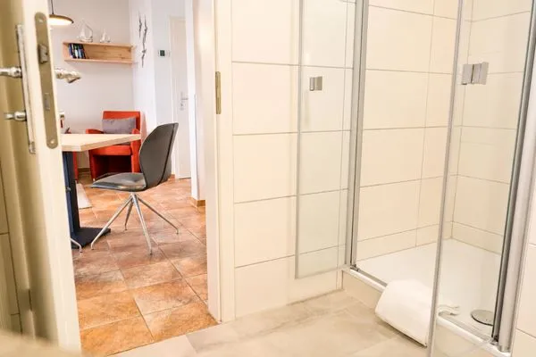 Badezimmer Apartmenthaus Ostseewelle Haus Ostseewelle Apartment 1