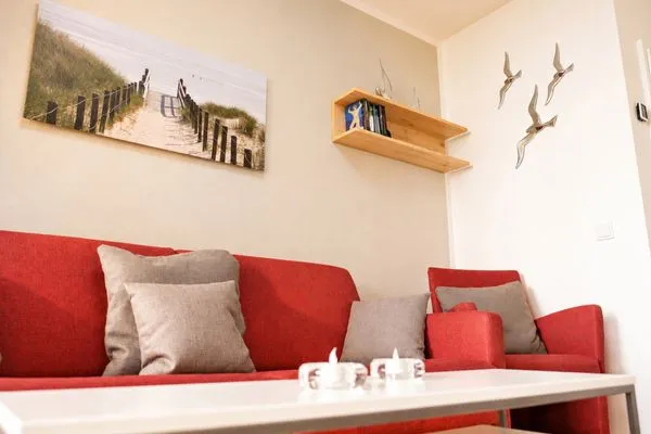 Wohnzimmer Apartmenthaus Ostseewelle Haus Ostseewelle Apartment 1