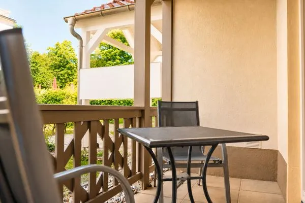 Terrasse Apartmenthaus Ostseewelle Haus Ostseewelle Apartment 1