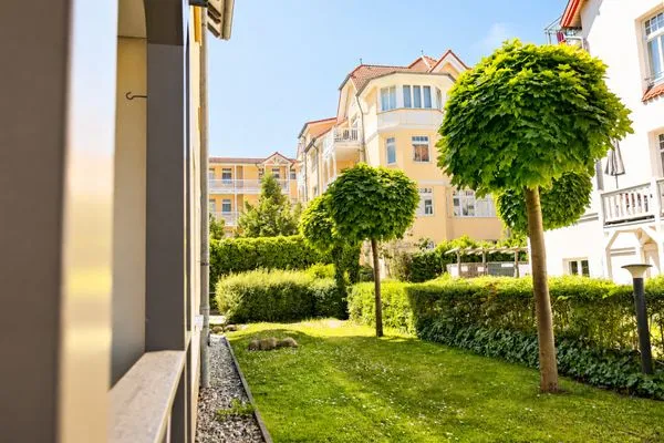 Fassade / Eingang Apartmenthaus Ostseewelle Haus Ostseewelle Apartment 1