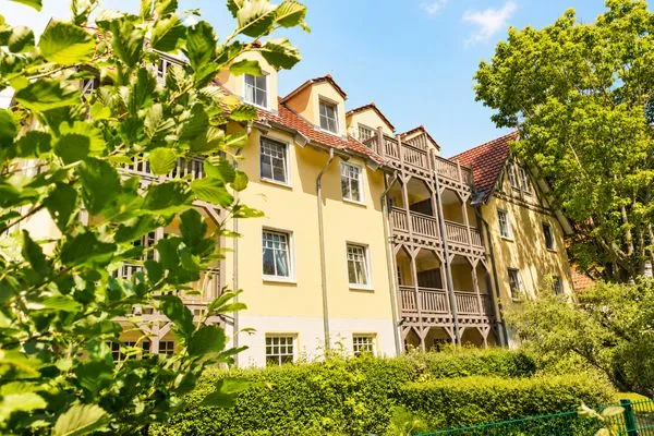 Fassade / Eingang Apartmenthaus Ostseewelle Haus Ostseewelle Apartment 1