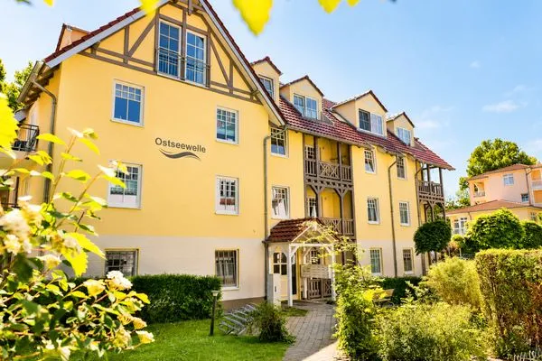 Fassade / Eingang Apartmenthaus Ostseewelle Haus Ostseewelle Apartment 1