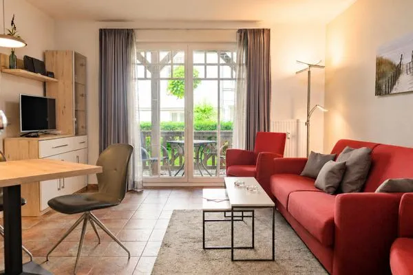 Wohnzimmer Apartmenthaus Ostseewelle Haus Ostseewelle Apartment 1