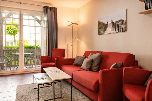 Wohnzimmer Apartmenthaus Ostseewelle Haus Ostseewelle Apartment 1