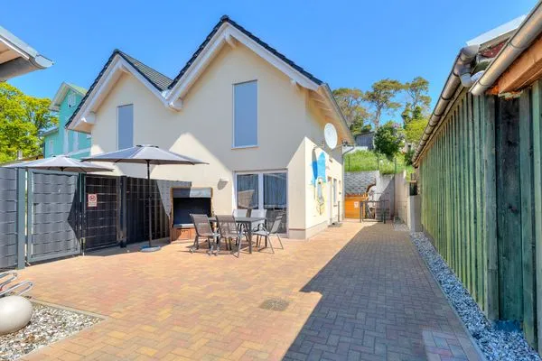 Terrasse  Ferienwohnung Strandkörv