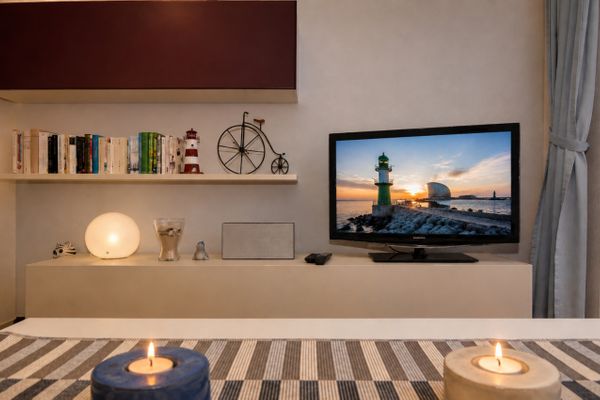 Wohnzimmer mit TV