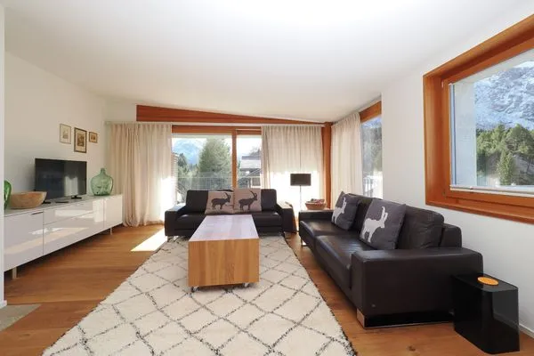 Wohnzimmer  Chesa Soldanella 9