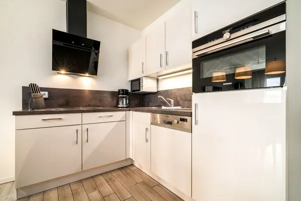 Ferienwohnung Möwe Hafenresidenz Waren (Müritz) - Küche  Möwe