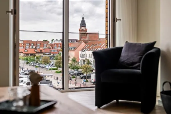 Ferienwohnung Möwe Hafenresidenz Waren (Müritz) - Aussicht  Möwe